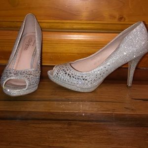 Sparkly heels